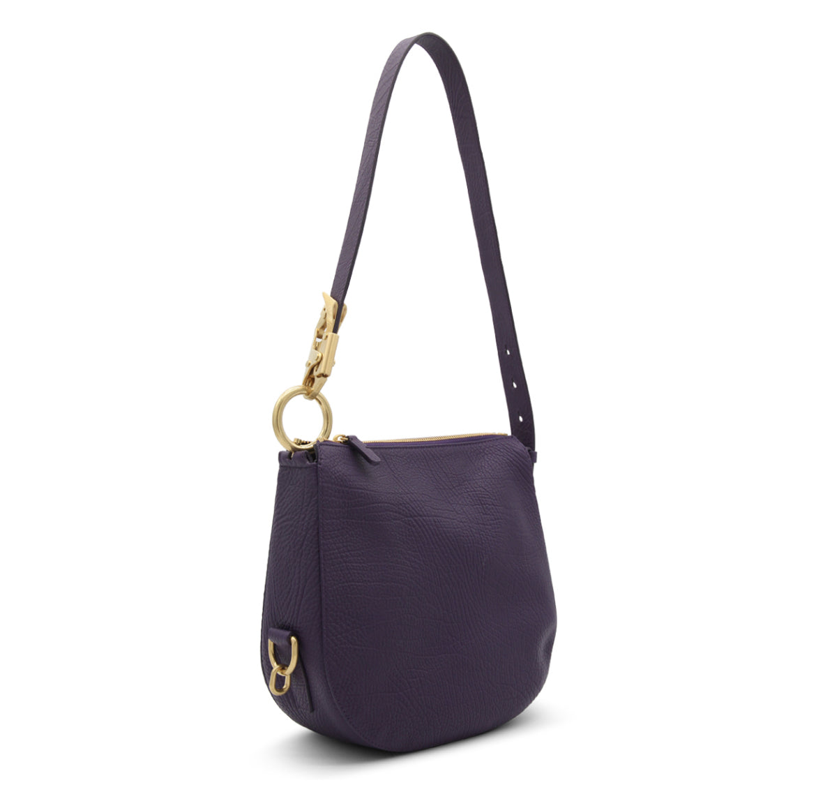 Burberry GRAINED KNIGHT Leather Shoulder Bag