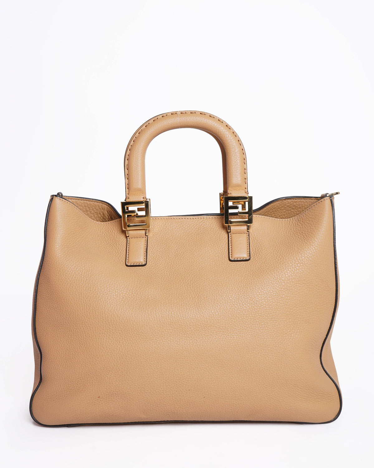 Fendi Selleria Romano Leather Tote Shoulder Bag Rovelle Bags
