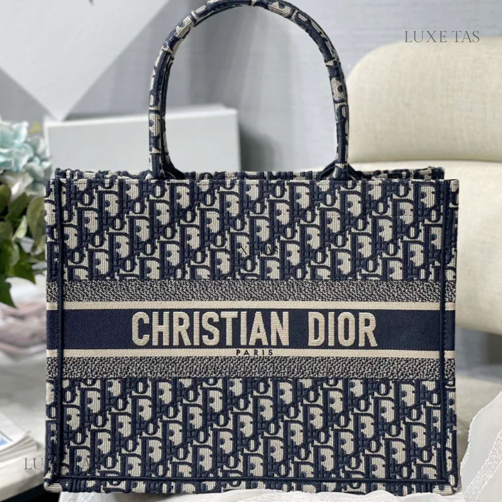 Dior Book Tote Leather Tote Bag Rovelle Bags