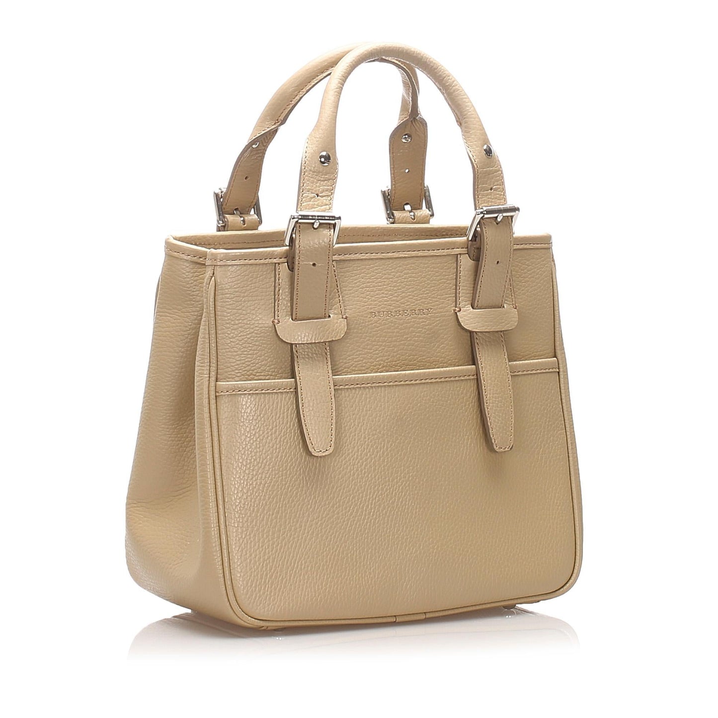 Burberry Leather Brown Handbag Style 4