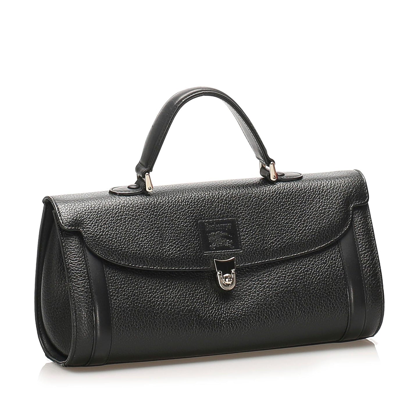 Burberry Leather Black Handbag Style 4