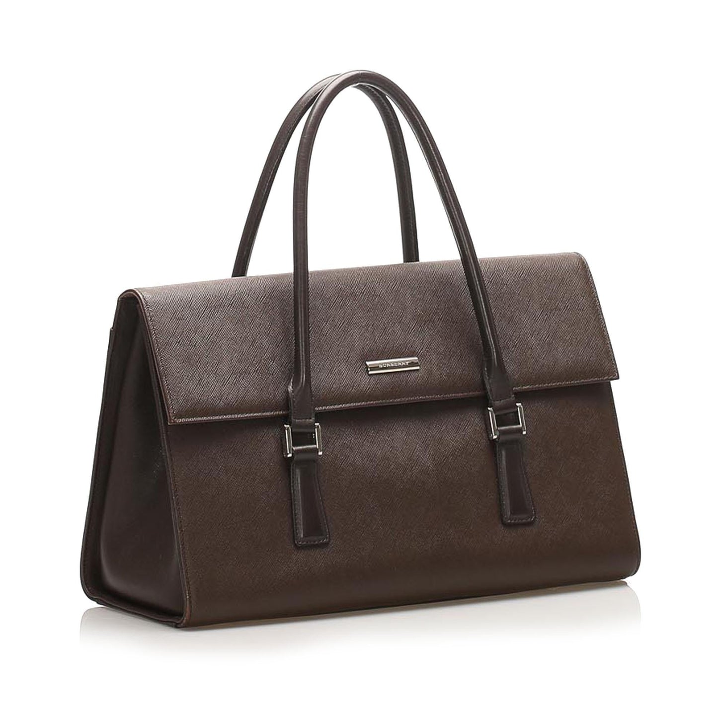 Burberry Leather Black Handbag Style 5