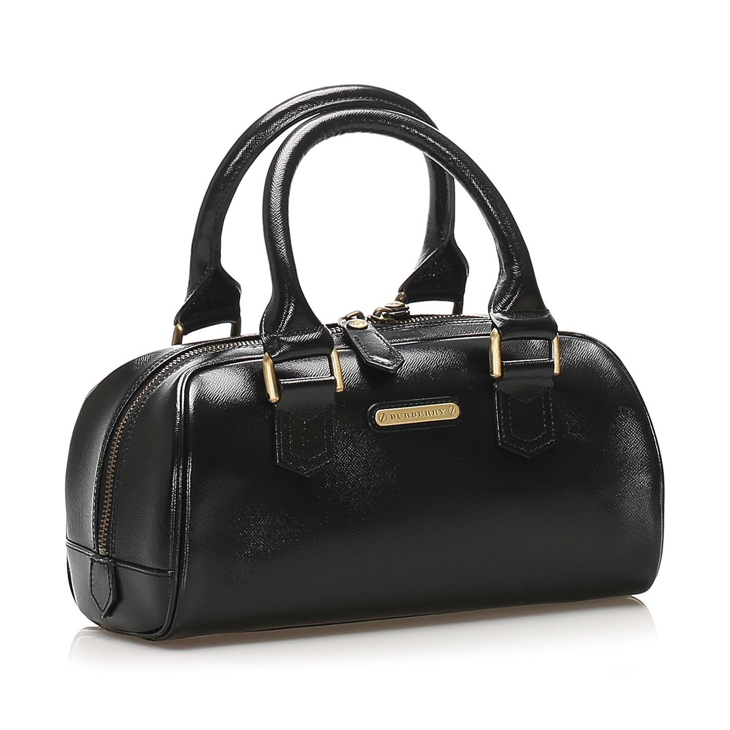 Burberry Leather Black Handbag Style 6