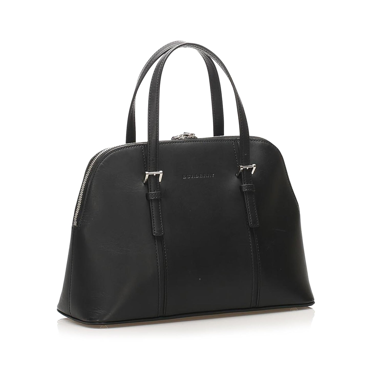 Burberry Leather Black Handbag Style 8
