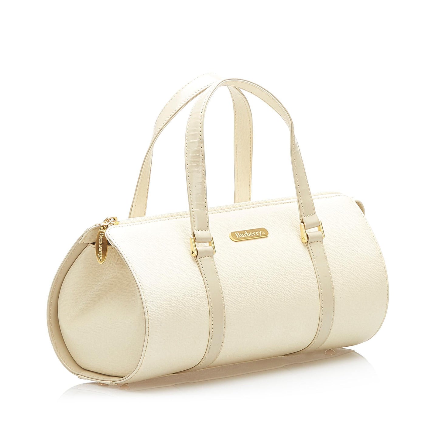 Burberry Leather White Handbag Style 2