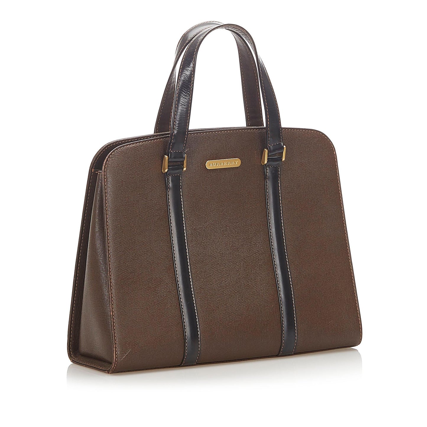 Burberry Leather Brown Handbag Style 10