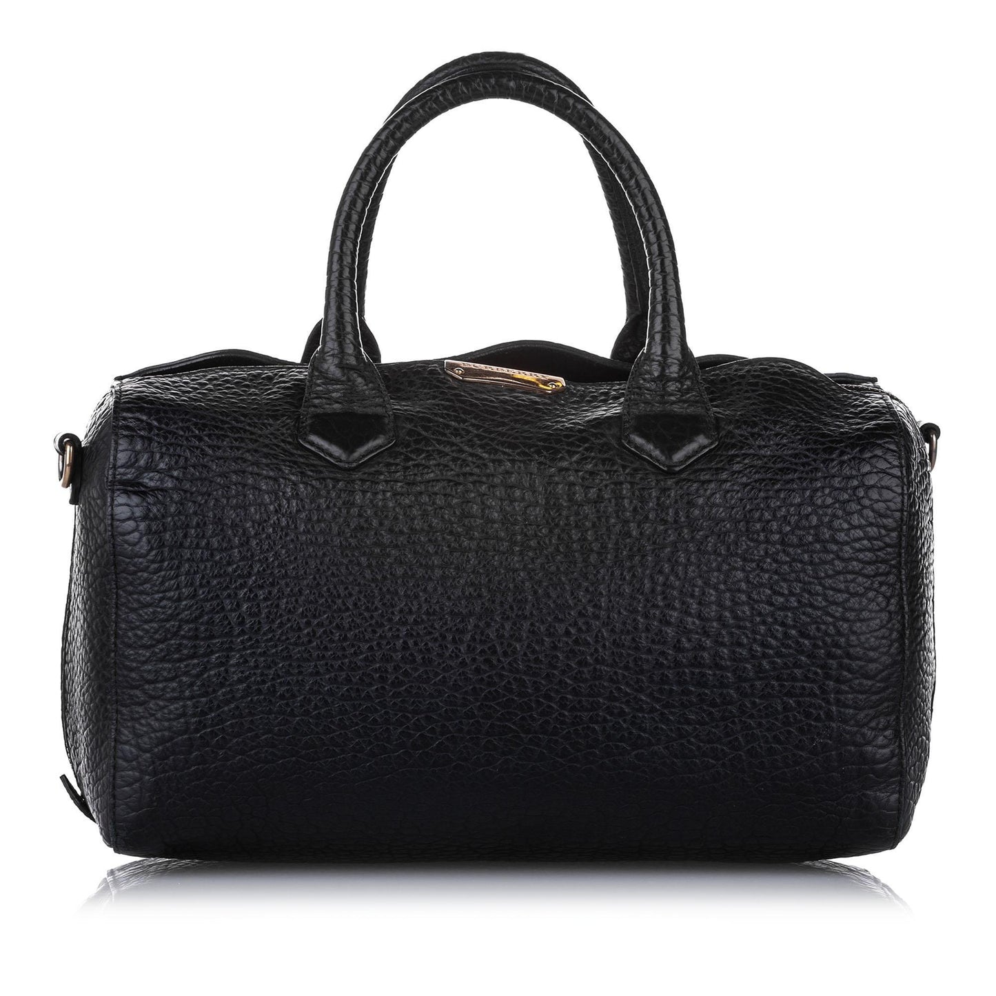 Burberry Leather Black Satchel Bag