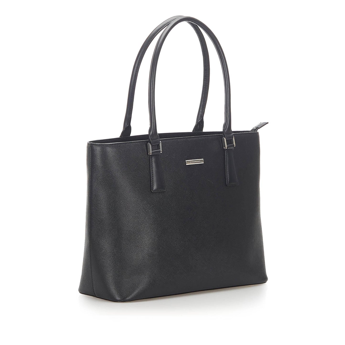 Burberry Leather Black Tote Bag Style 4