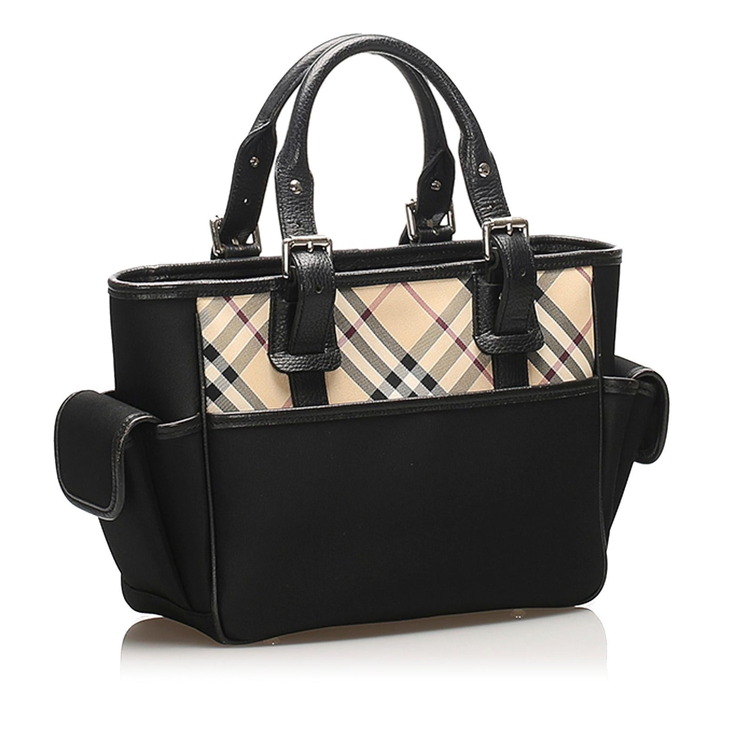 Burberry Nova Canvas Black Handbag
