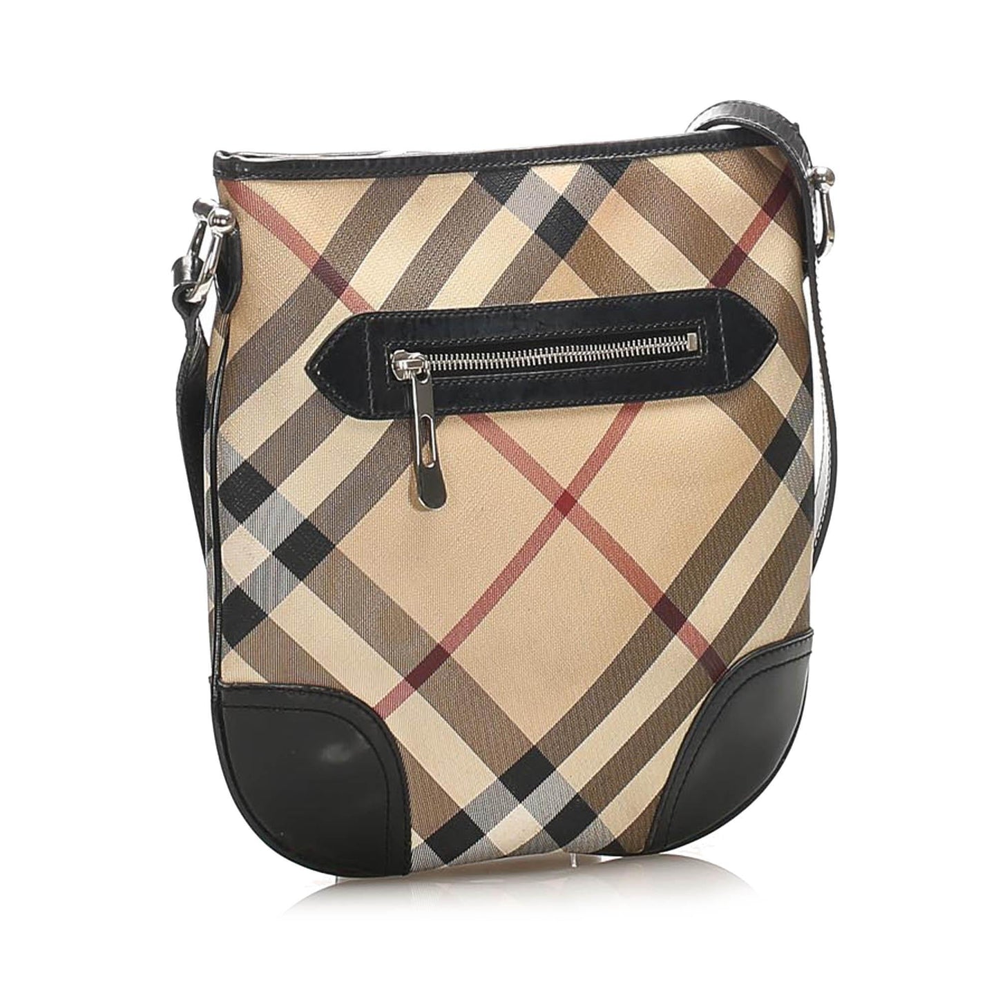 Burberry Nova Body PVC Brown Crossbody Bag