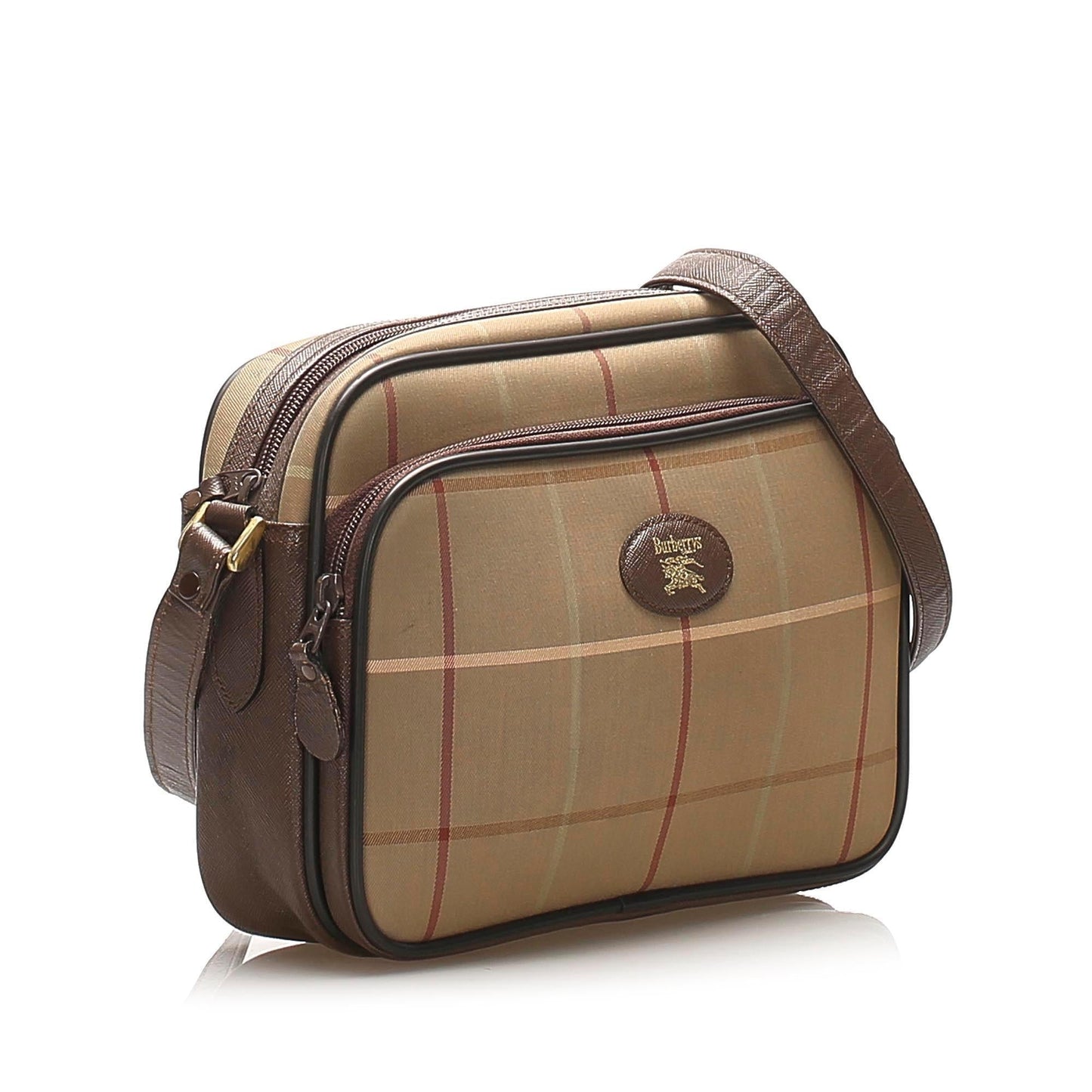 Burberry Body Canvas Brown Crossbody Bag Style 6