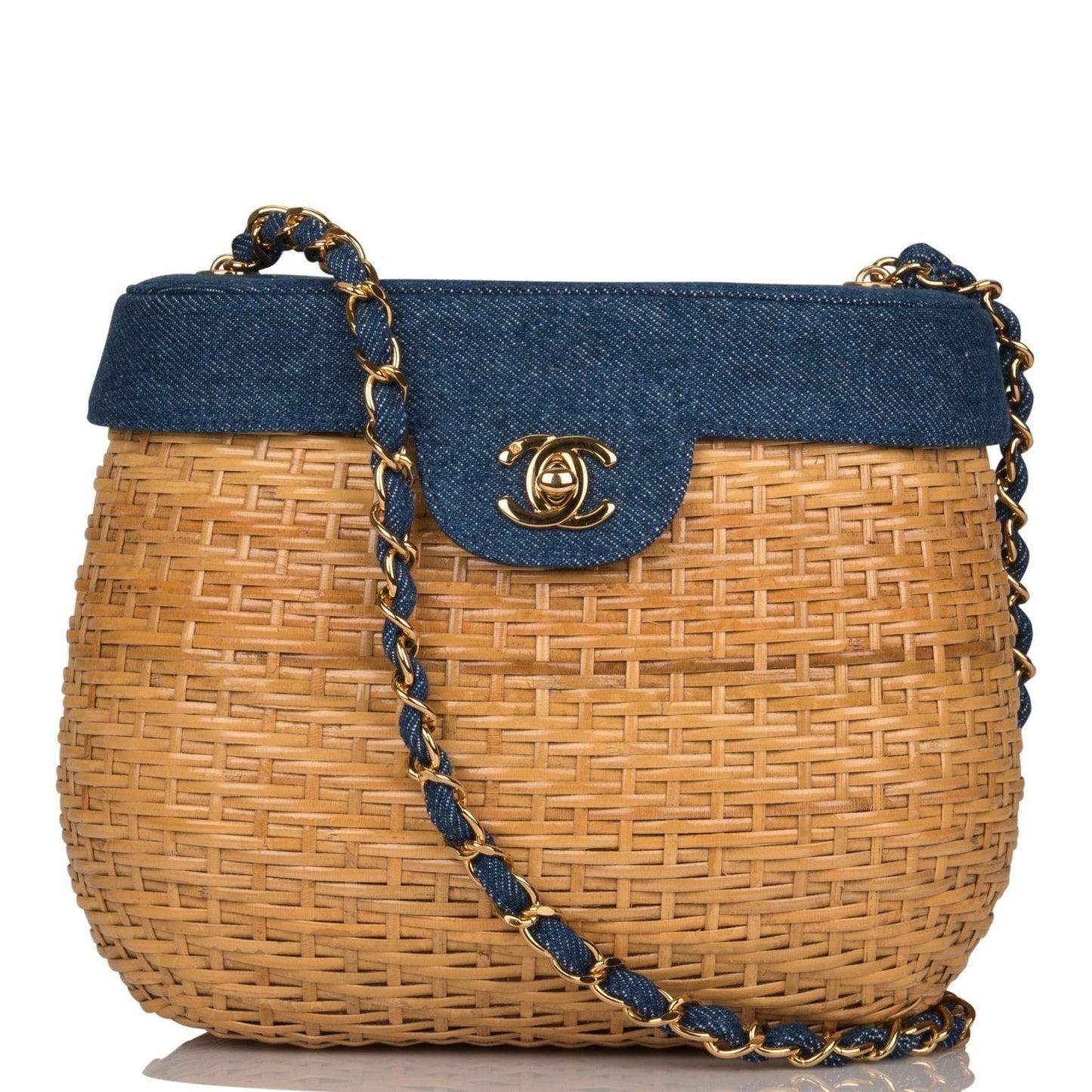 Chanel Luxury Leather Gold Handbag Style 2 Rovelle Bags