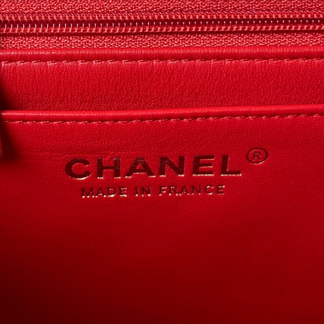 Chanel Mini Flap Bag With Top Handle