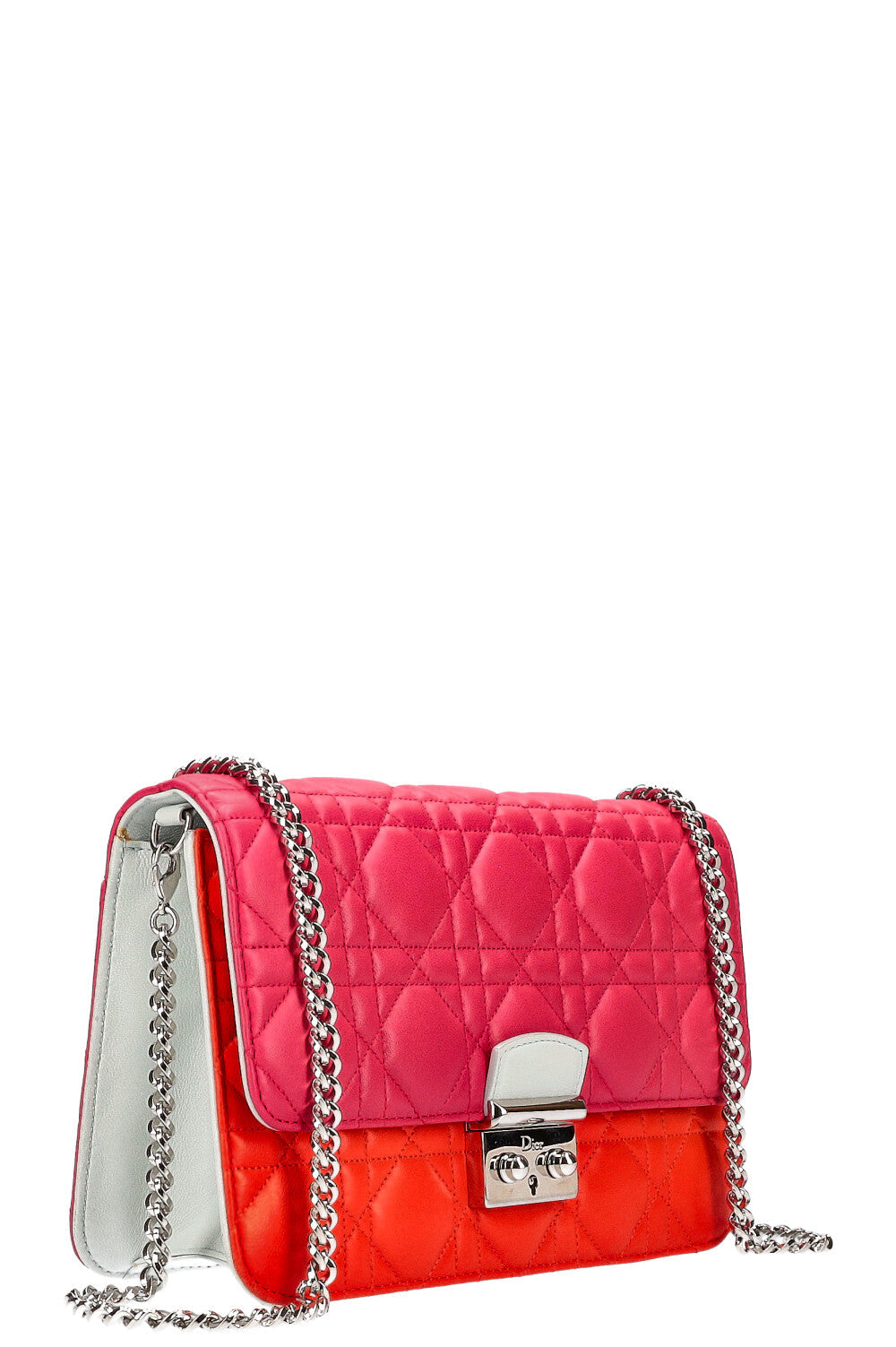 Christian Dior Miss Dior Promenade Bag Cannage Pink Orange Blue Rovelle Bags