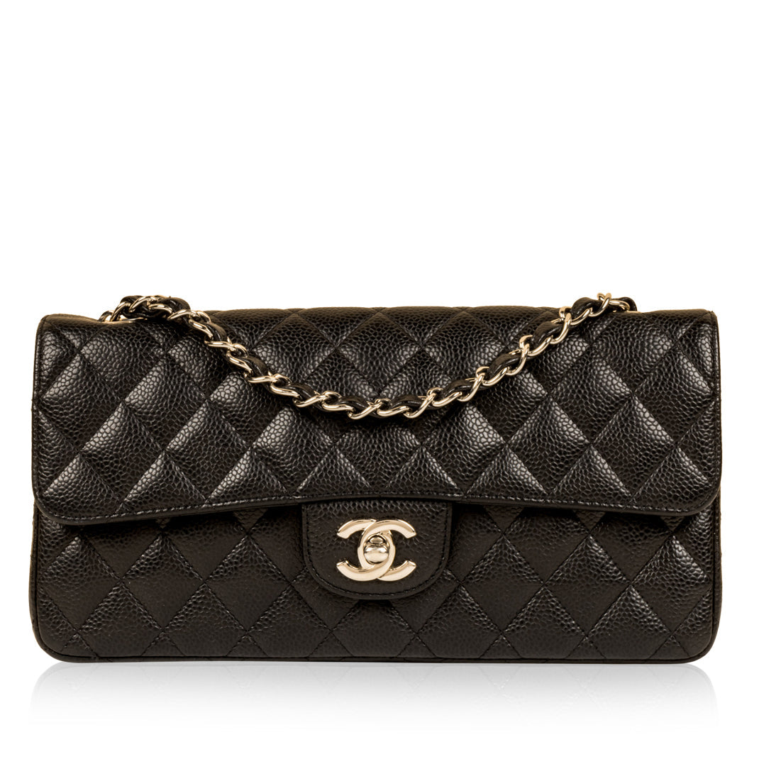 Chanel Classic Flap Caviar Black Shoulder Bag Style 137 Rovelle Bags