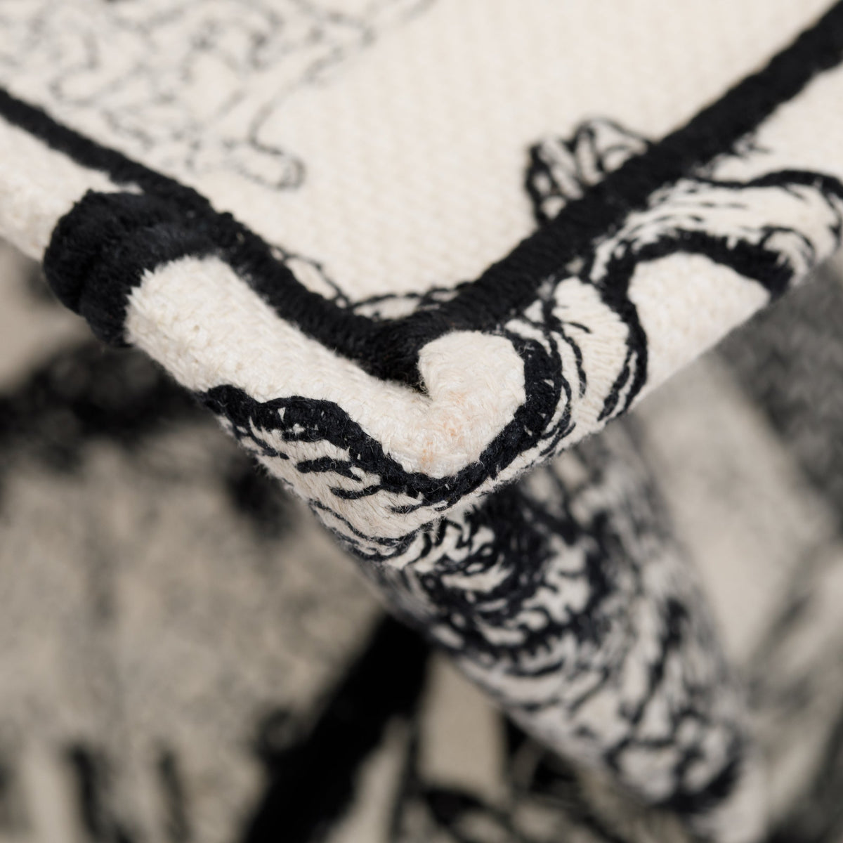 Christian Dior 2022 Latte & Black Toile de Jouy Zodiac Embroidery Small Book Tote Rovelle Bags