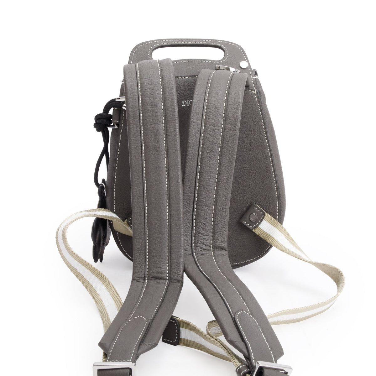 Christian Dior Grey Leather Mini Gallop Backpack Rovelle Bags