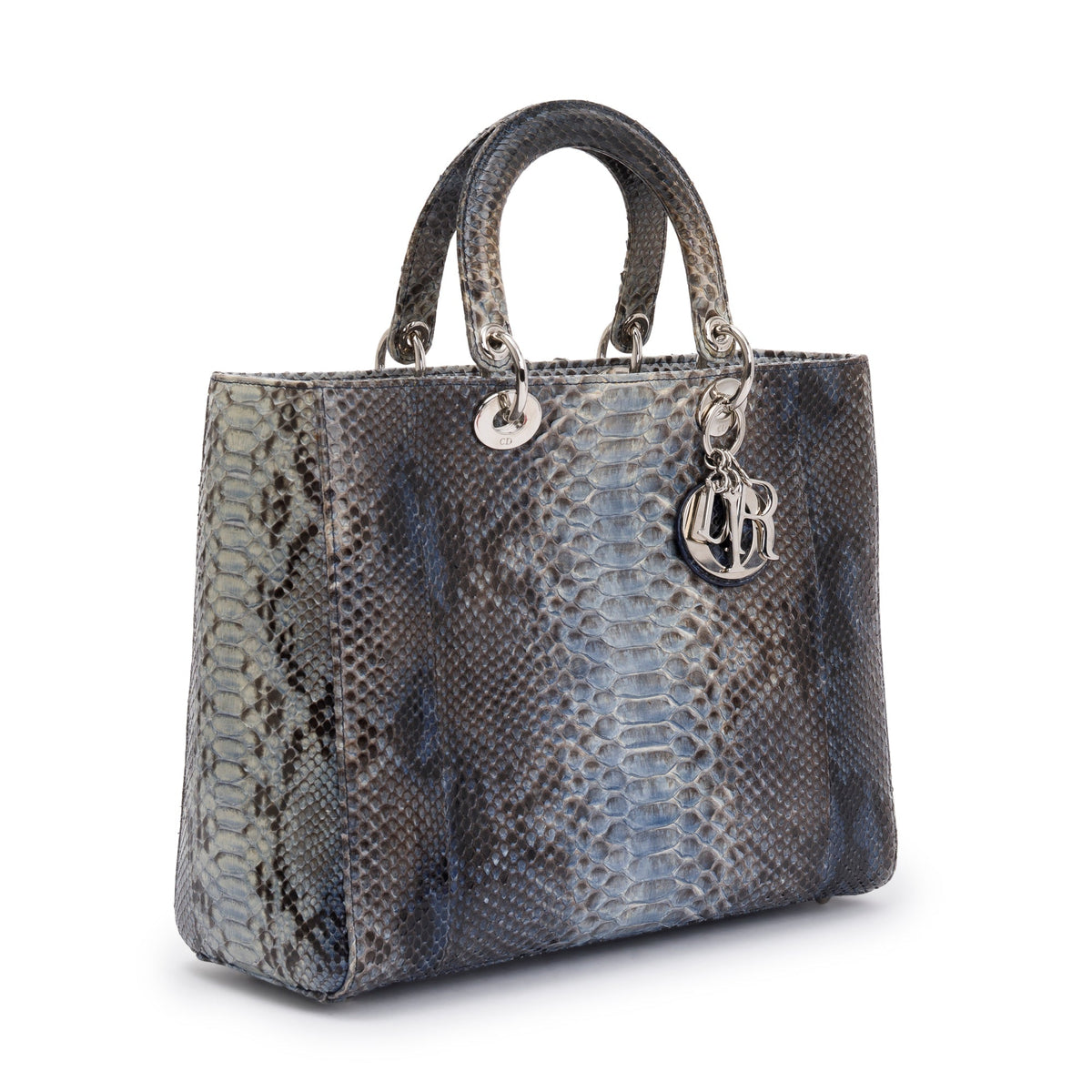 Christian Dior Python Large Lady Dior Bag Rovelle Bags