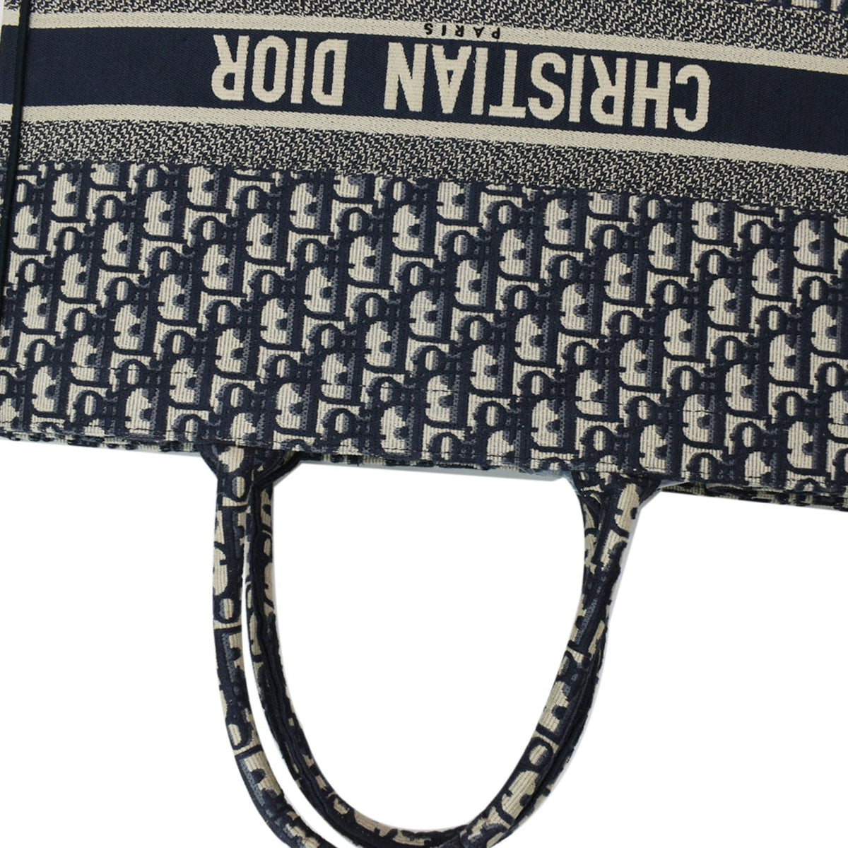 CHRISTIAN DIOR Large Book Oblique Embroidered Canvas Tote Bag Multicolor - Hot Deals Rovelle Bags