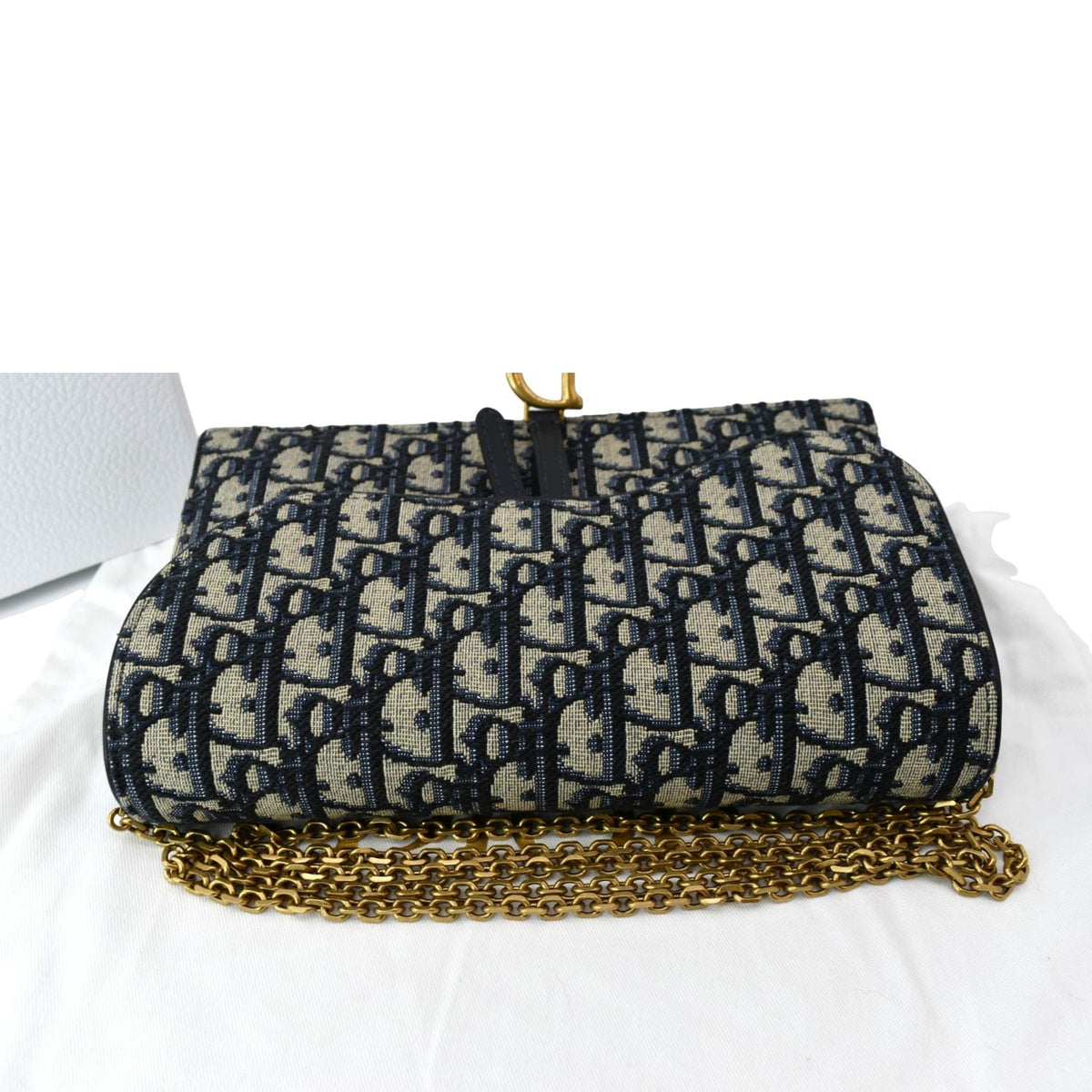 Christian Dior Saddle Oblique Jacquard Pouch Crossbody Bag Multicolor Rovelle Bags