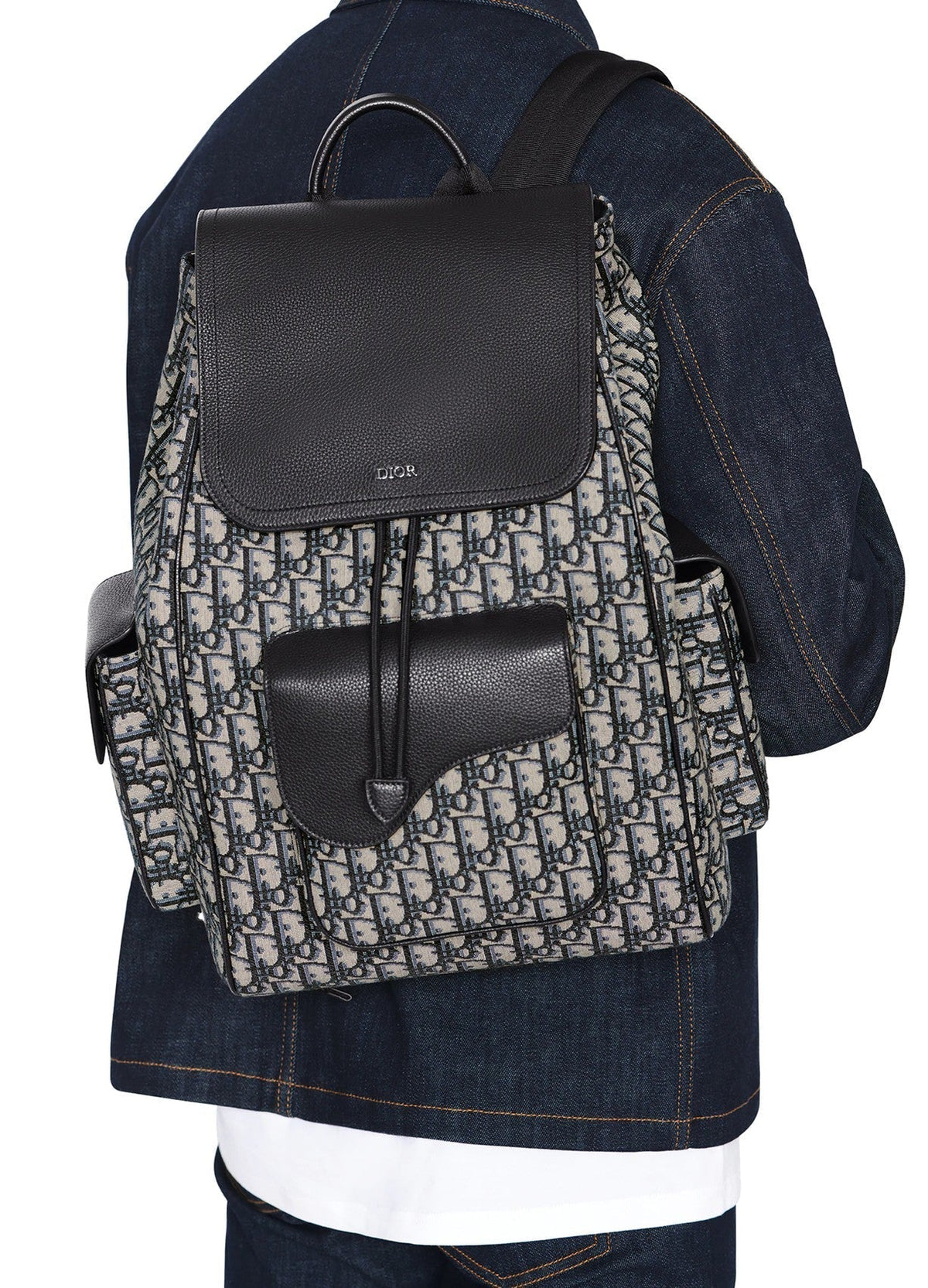 DIOR OBLIQUE LARGE SADDLE BACKPACK Rovelle Bags