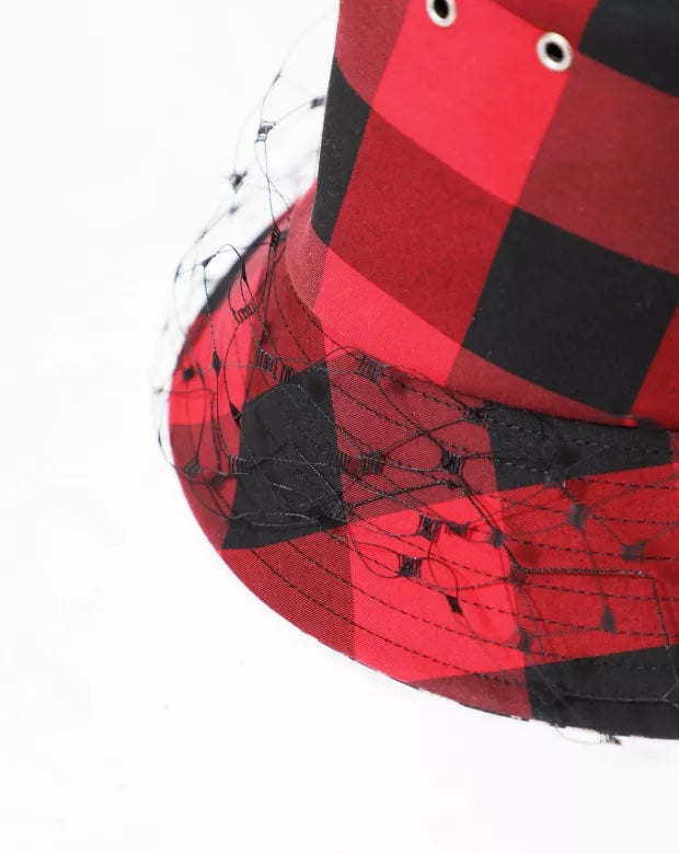 CHRISTIAN DIOR PLAID VEIL BUCKET HAT Rovelle Bags