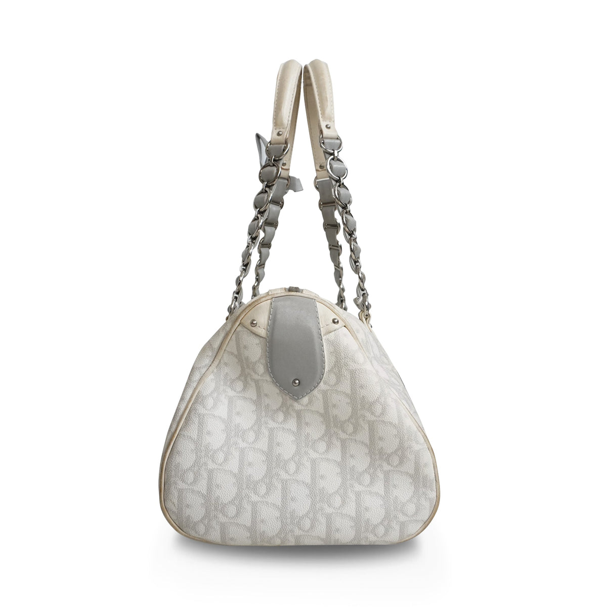 Dior Monogram Chain Leather Shoulder Bag Rovelle Bags