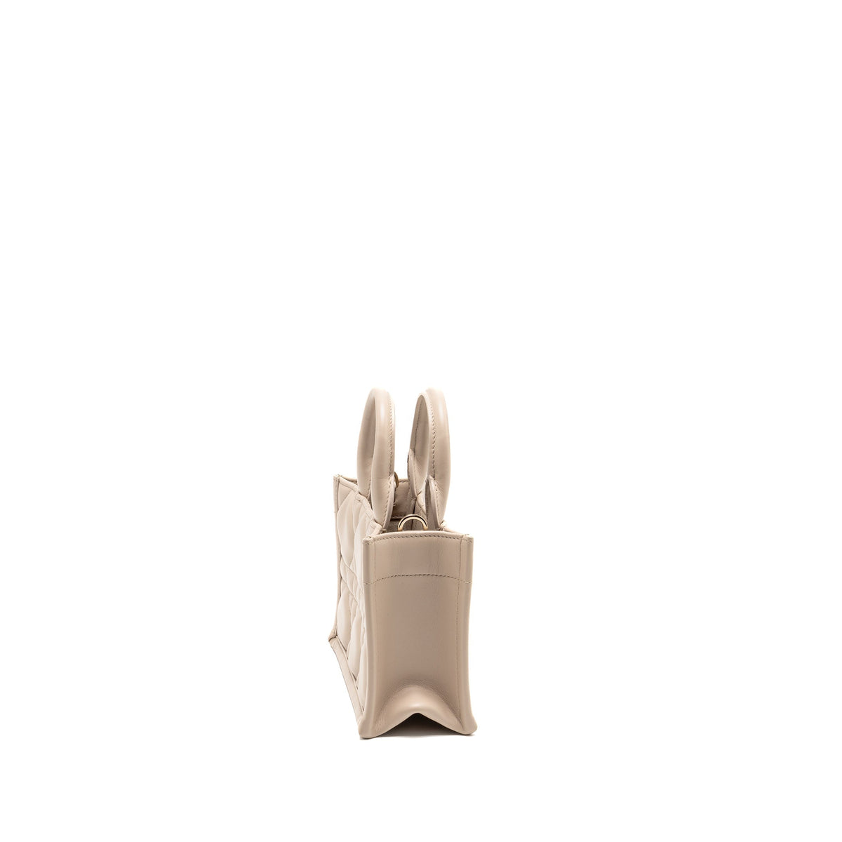 Dioramour Mini Dior Book Tote Macrocannage Calfskin Powder Beige Rovelle Bags