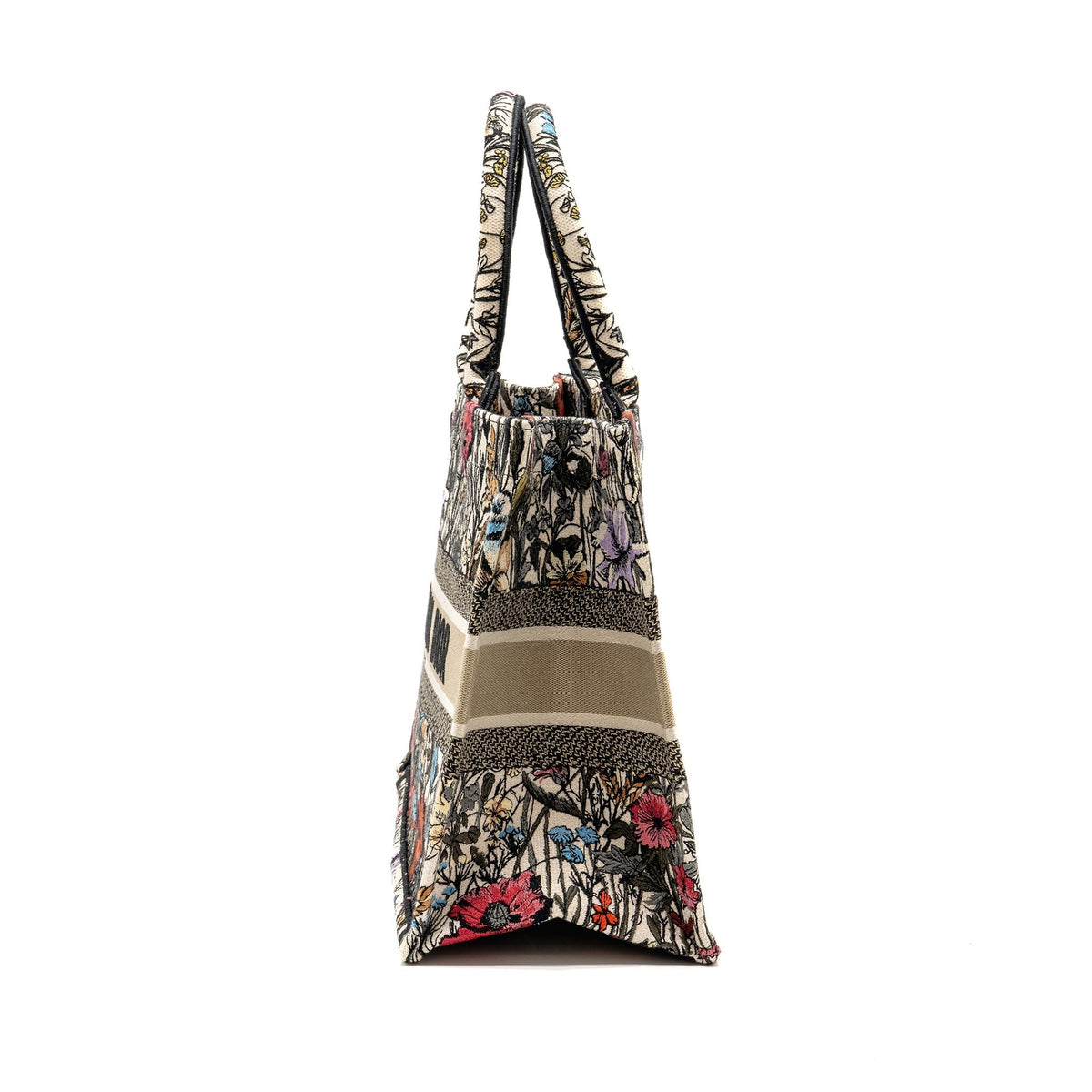Dior Medium Dior Book Tote Mille Fleurs Embroidery Multicolour Rovelle Bags