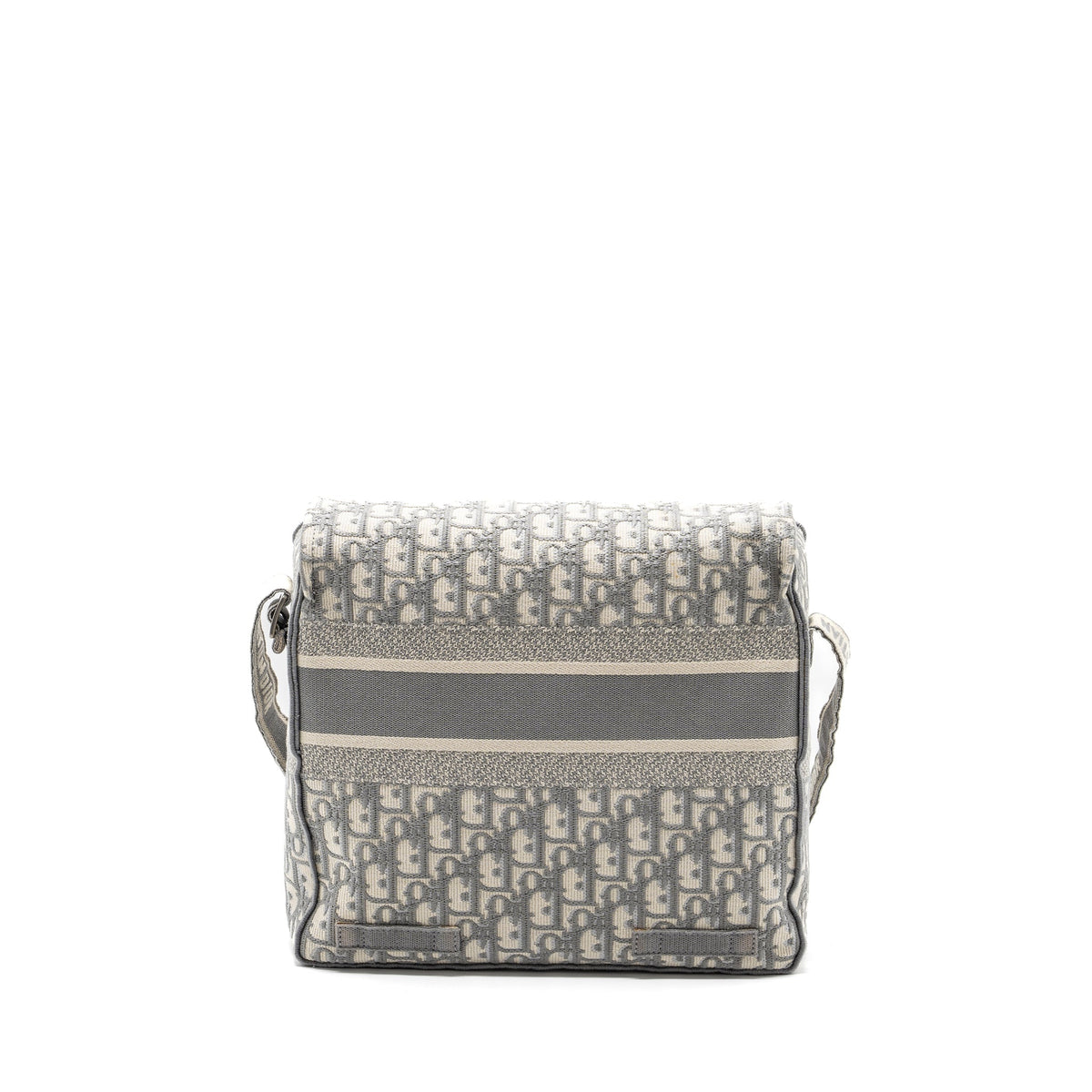 Dior Diorcamp Messenger Purse Oblique Embroidery Light Grey Rovelle Bags