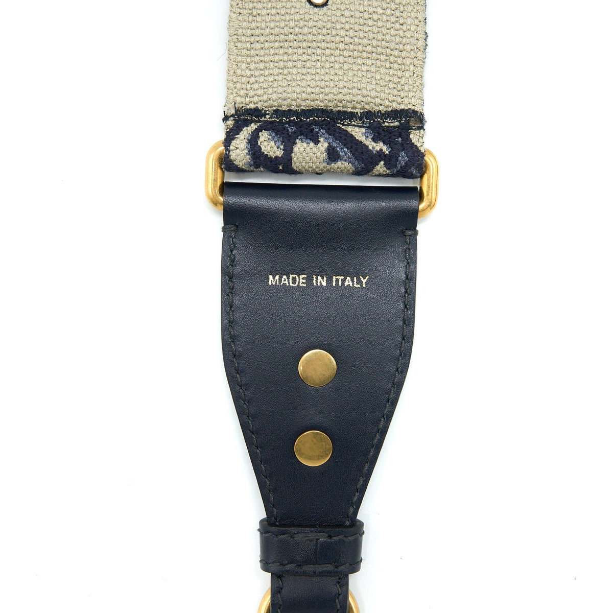 Dior Shoulder Strap Oblique Canvas/Calfskin Blue Brushed Rovelle Bags