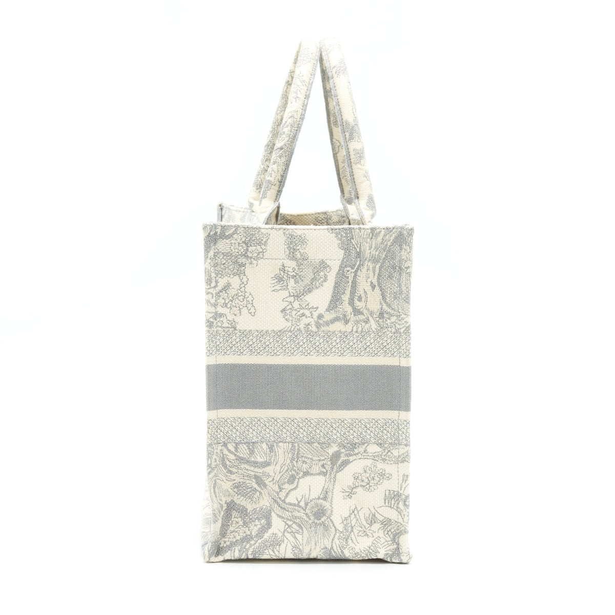 Dior Medium Dior Book Tote Grey Toile De Jouy Embroidery Rovelle Bags