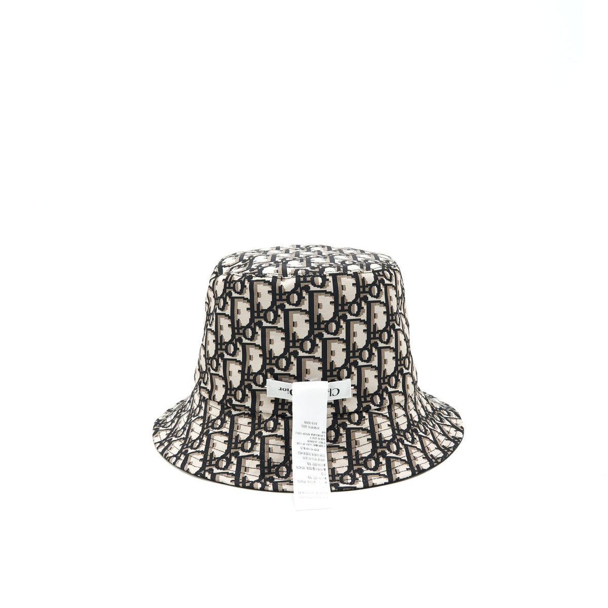 Dior size 58 Bucket Hat Black Oblique Rovelle Bags