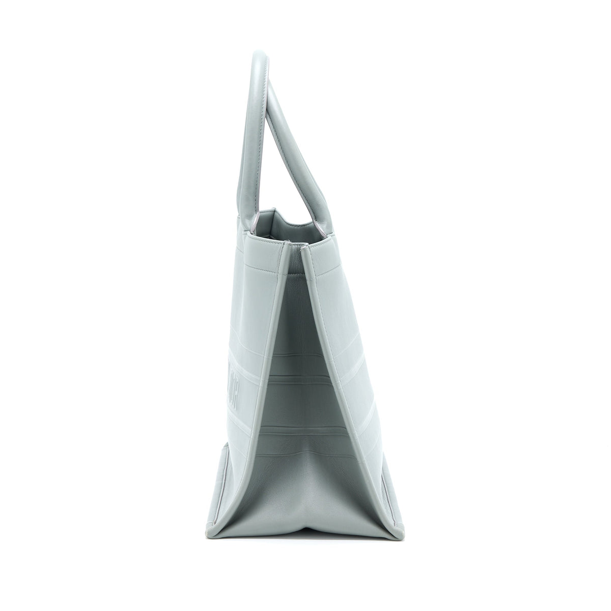 Dior Medium Book Tote Embossed Calfskin Grey Rovelle Bags