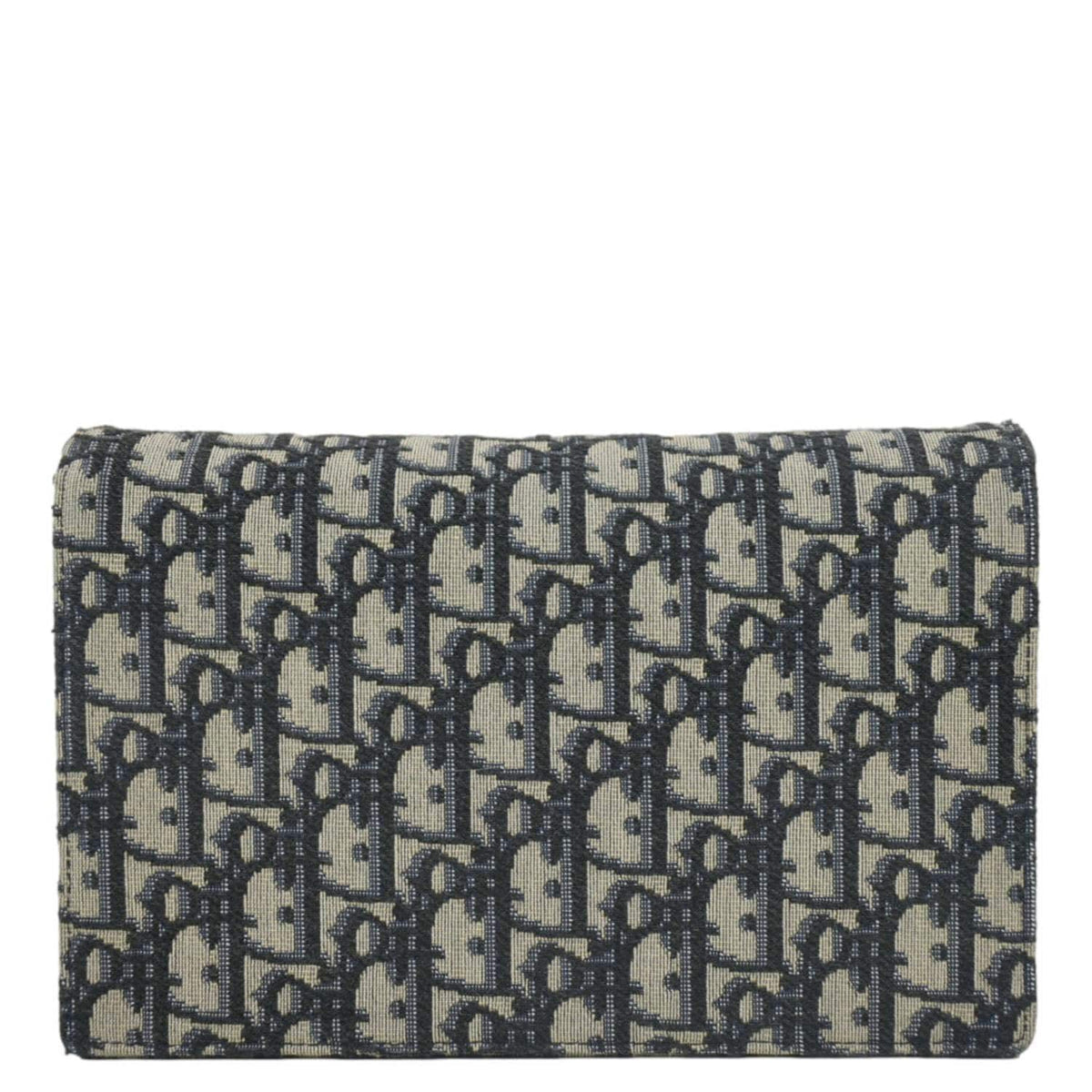 CHRISTIAN DIOR Saddle Oblique Jacquard Pouch Crossbody Bag Navy Blue Rovelle Bags