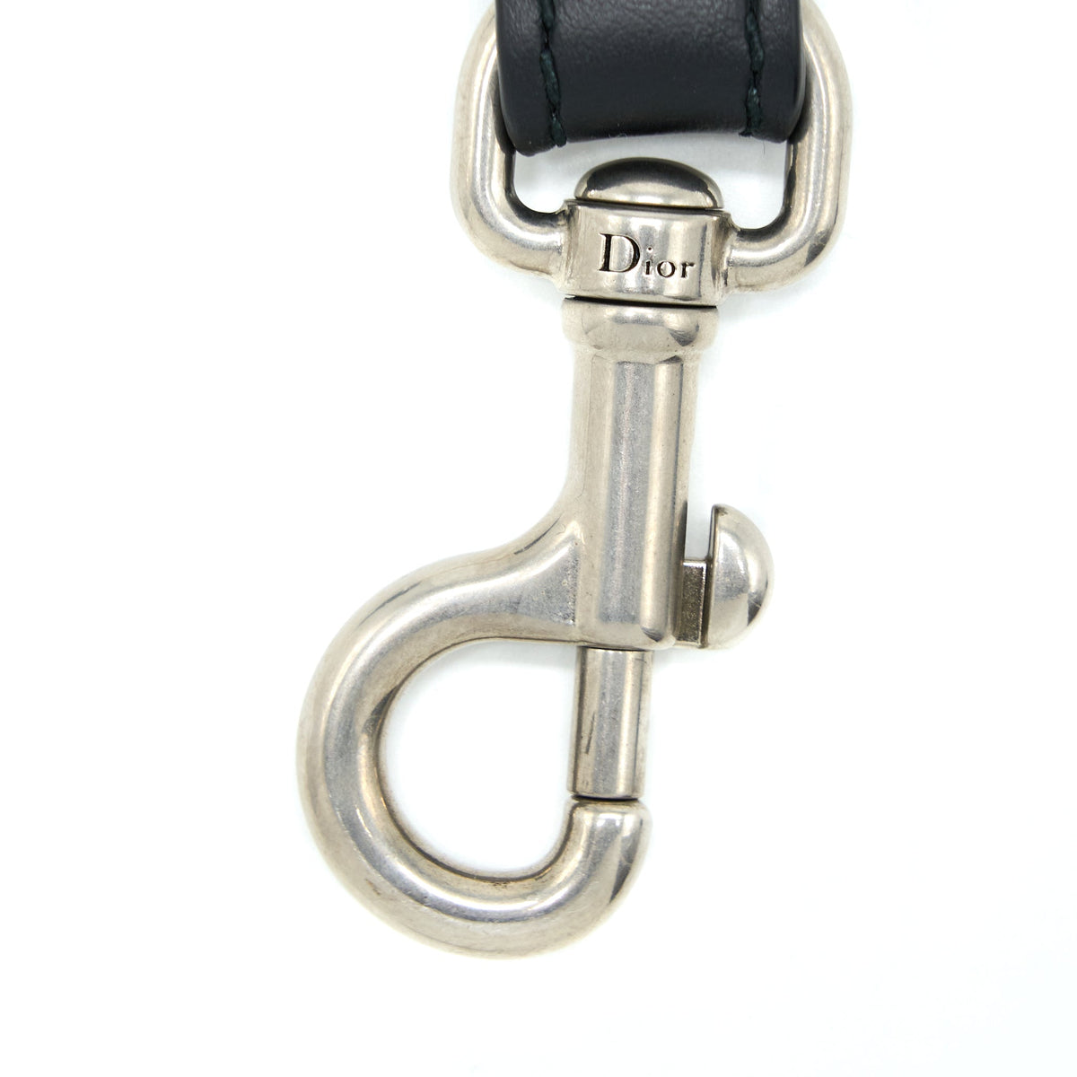 Dior Canvas Embroidered Shoulder Strap Black/White Rovelle Bags