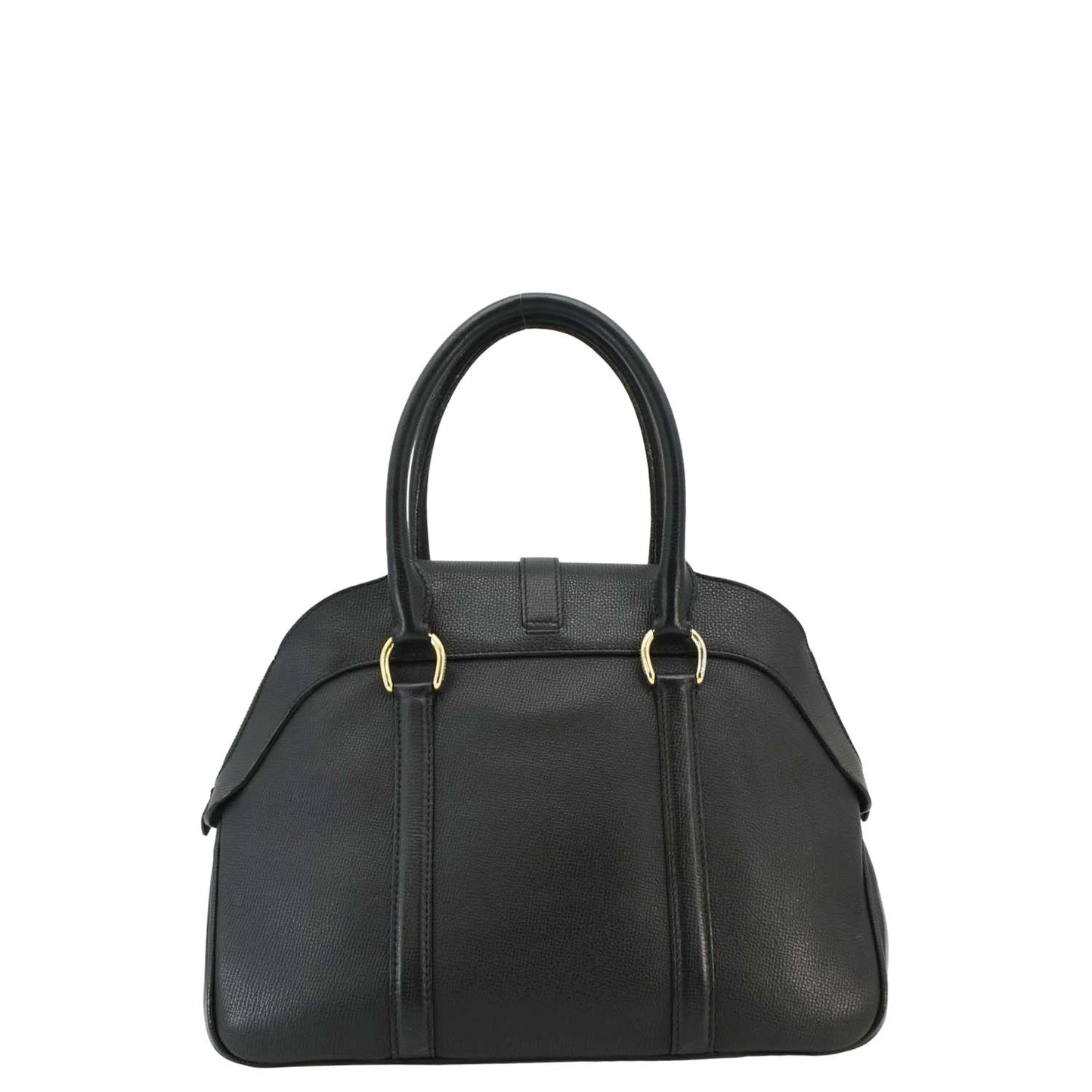 Burberry Milverton Medium Leather Black Tote Bag