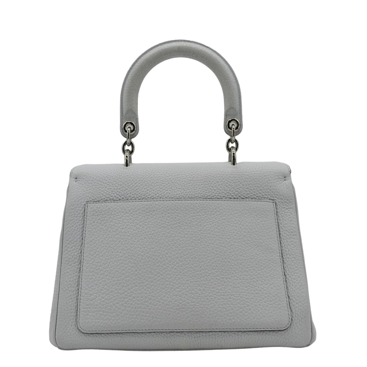 CHRISTIAN DIOR Be Dior Small Leather Flap Shoulder Bag Grey Rovelle Bags