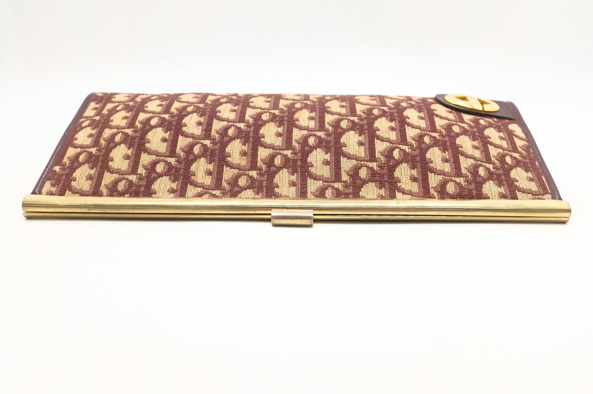 Dior Clutch in Red Oblique Canvas Rovelle Bags