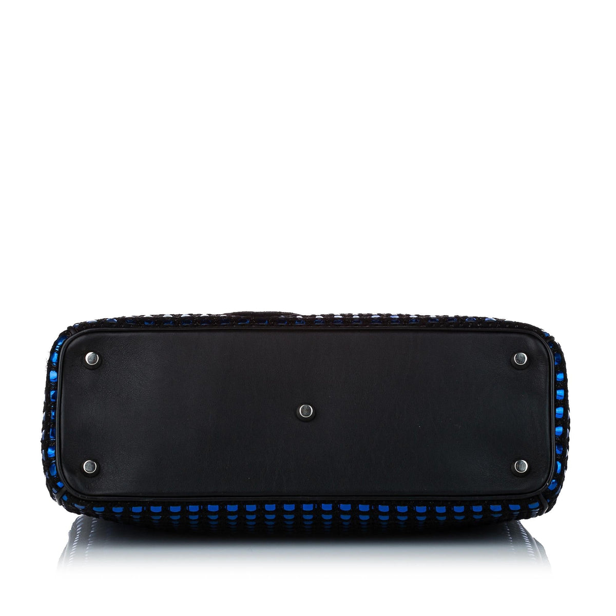 Dior Diorissimo Patchwork Metallic Tweed Satchel (SHG-30726) Rovelle Bags