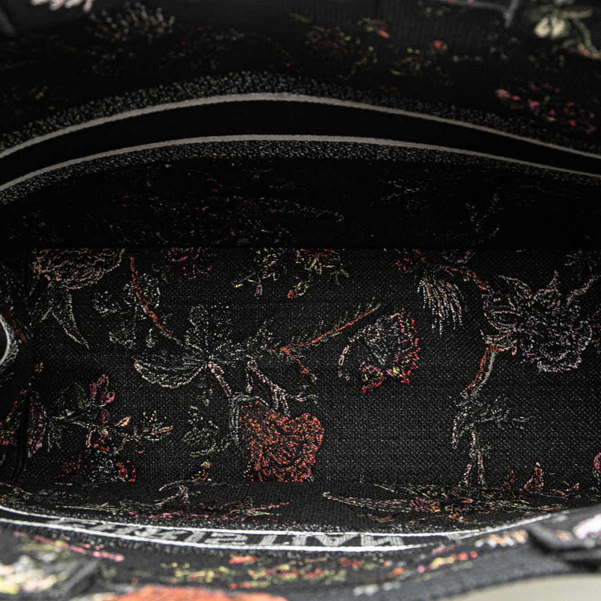 Dior Large Canvas Embroidered Book Tote (SHG-FiiCcc) Rovelle Bags