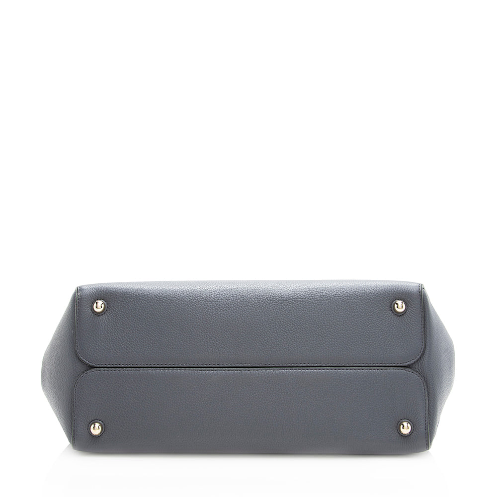 Dior Leather Open Bar Large Tote (SHF-19527) Rovelle Bags