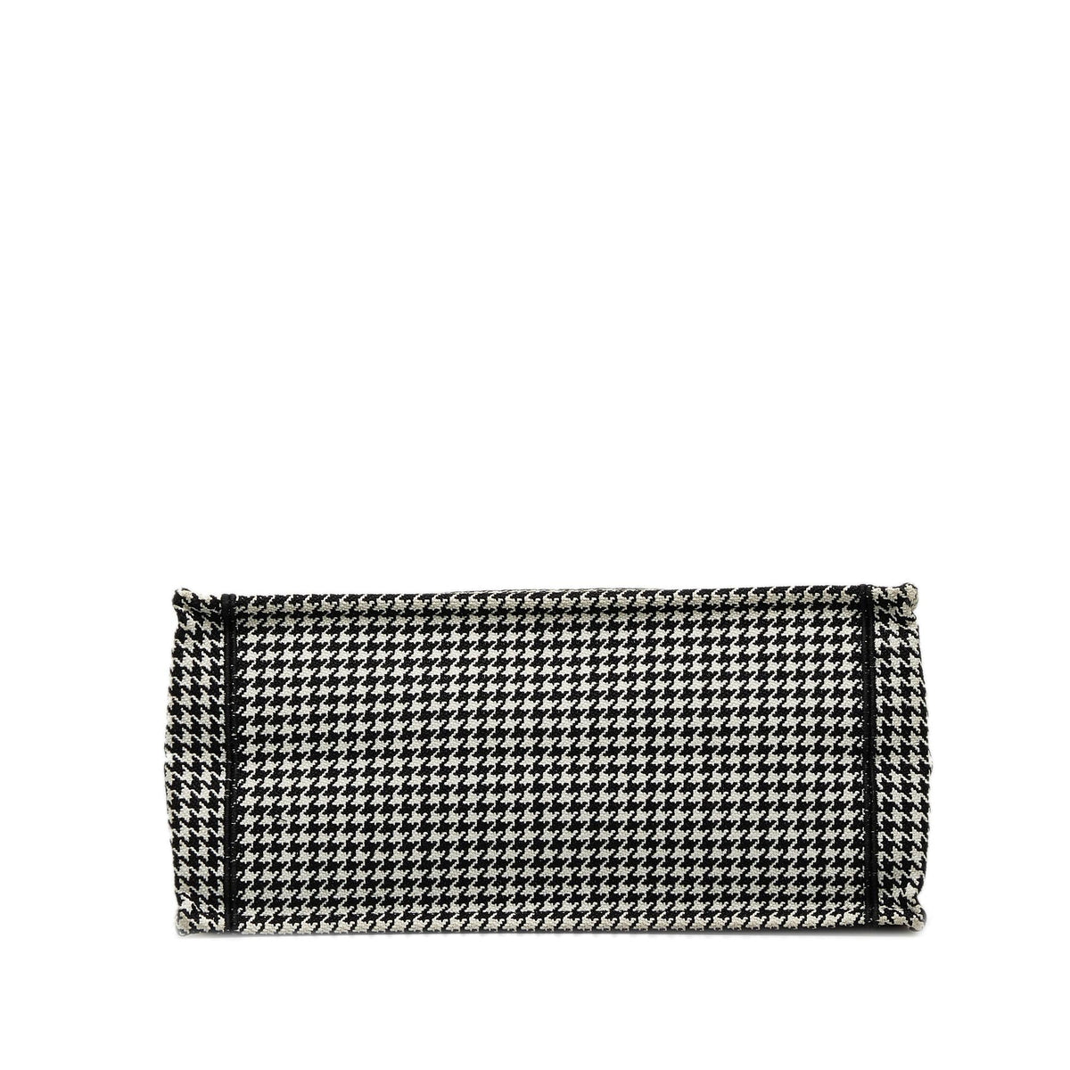 Dior Medium Houndstooth Embroidered Book Tote (SHG-AoRUVr) Rovelle Bags