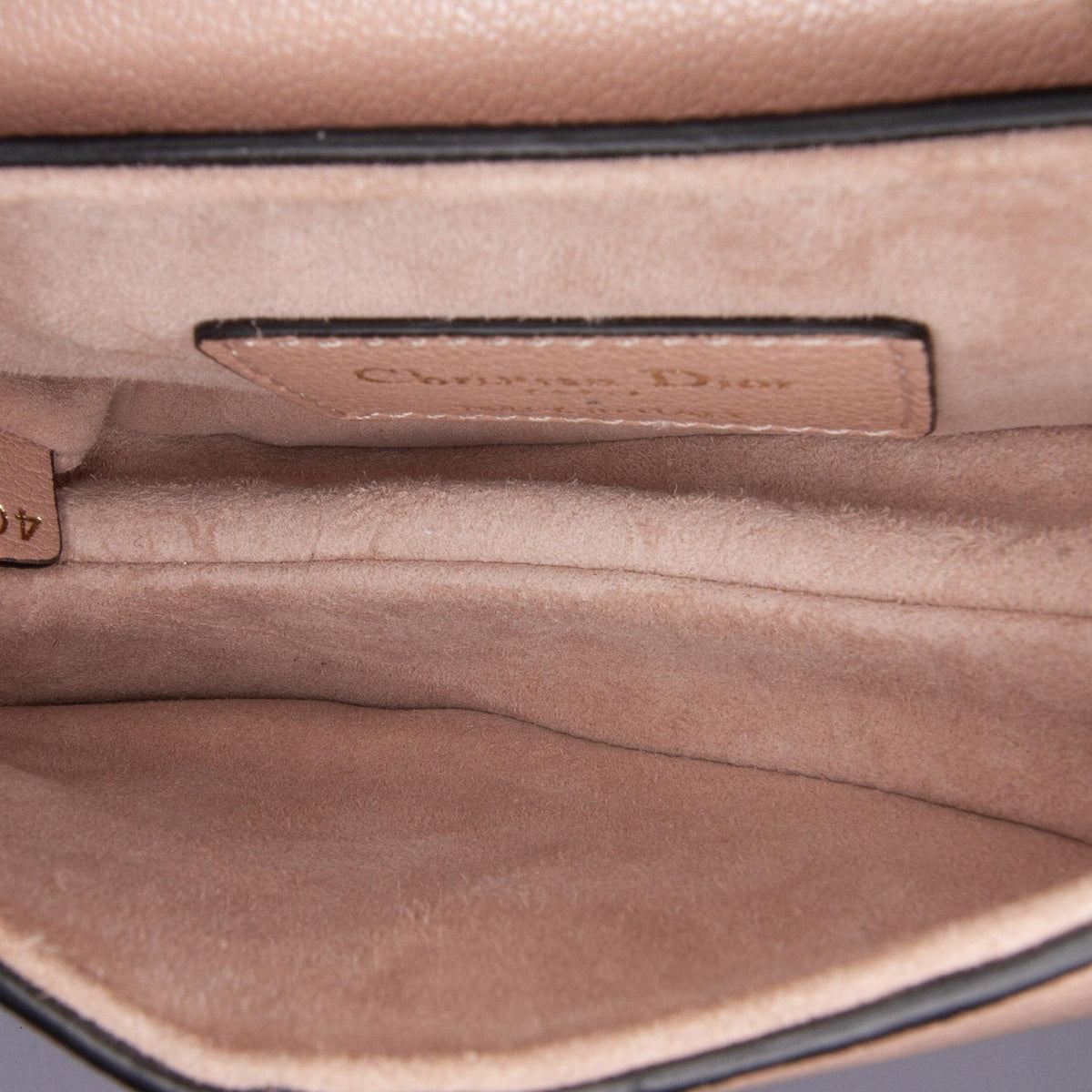 Dior Micro Goatskin Saddle Rovelle Bags