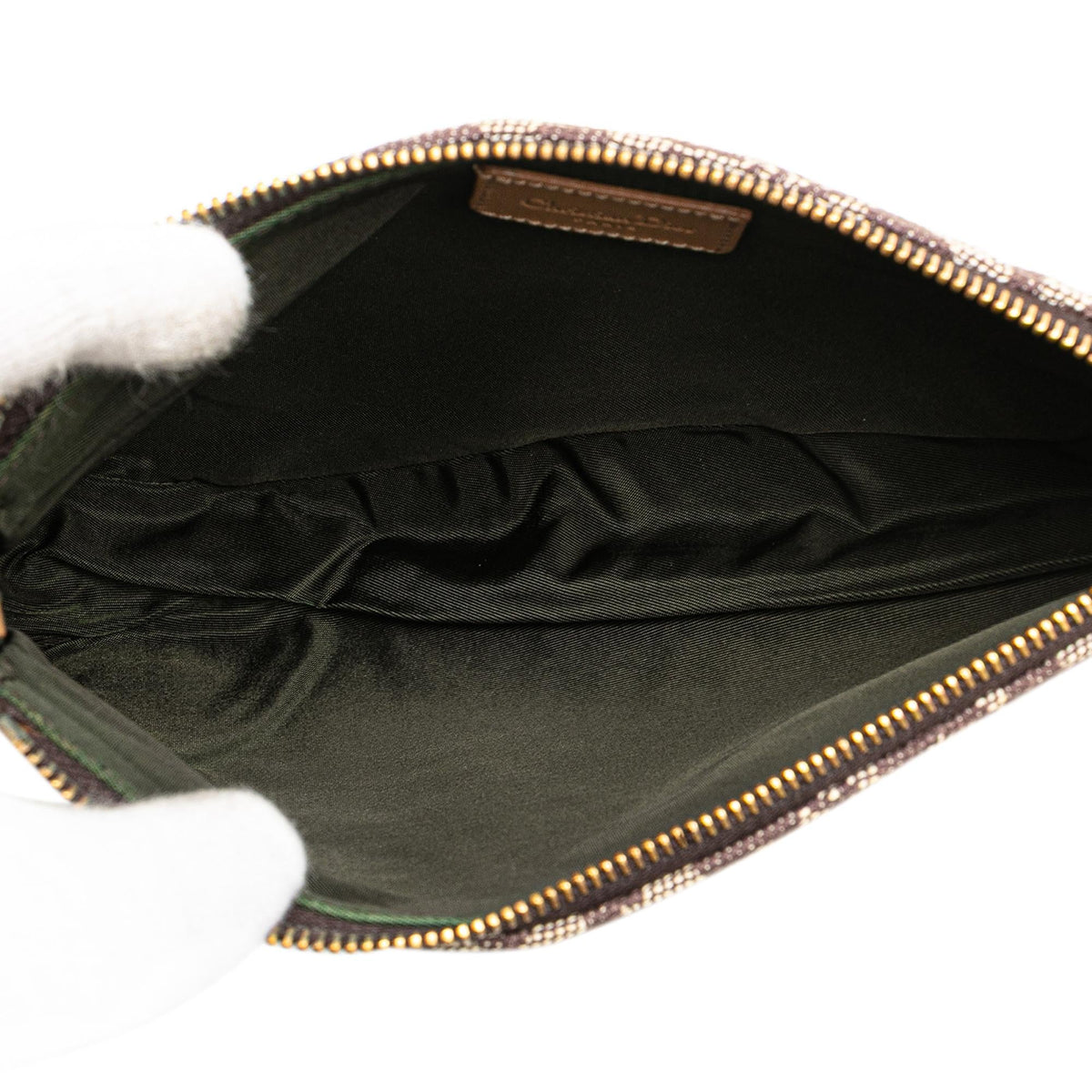Dior Mini Diorissimo Canvas Saddle Pochette Rovelle Bags