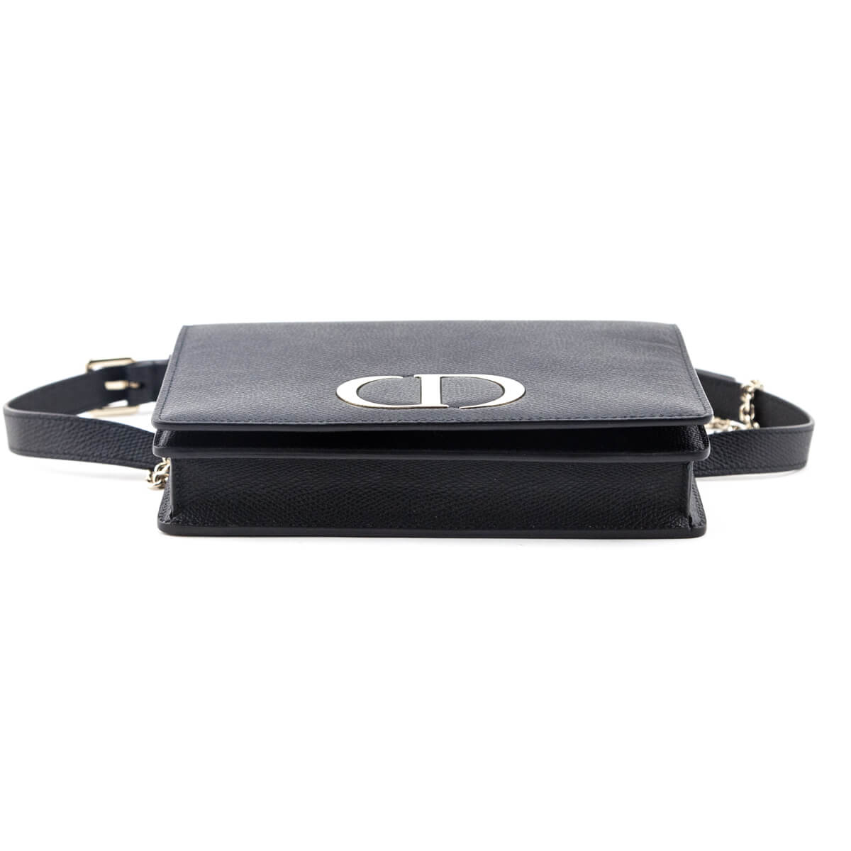 Dior Black Grained Calfskin 2-In-1 30 Montaigne Pouch Rovelle Bags
