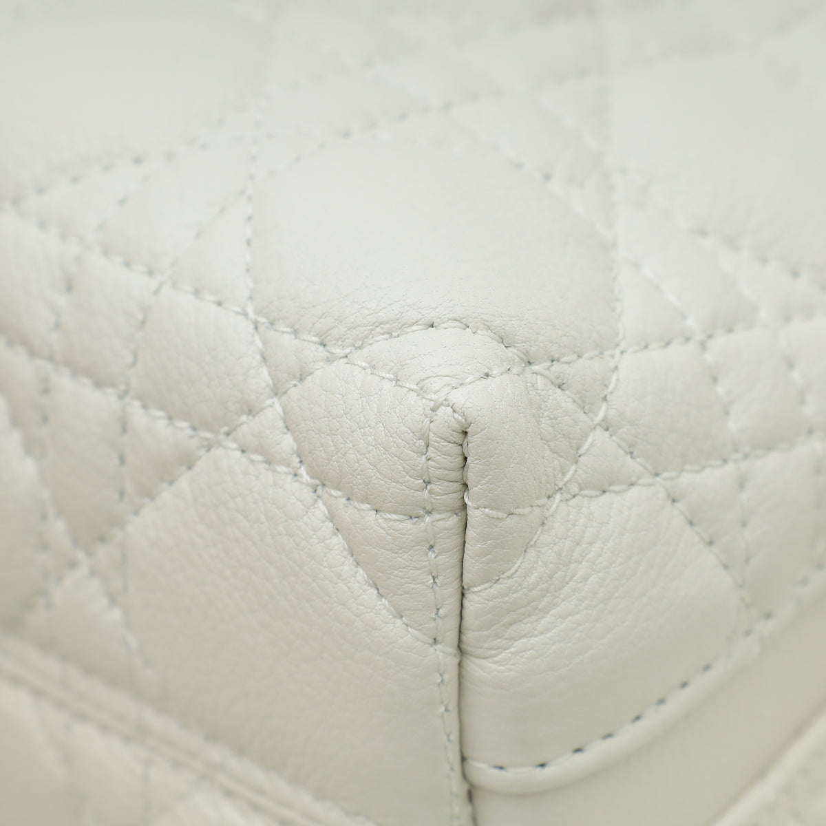 Christian Dior White Cannage Caro D-Cosy Bag Rovelle Bags