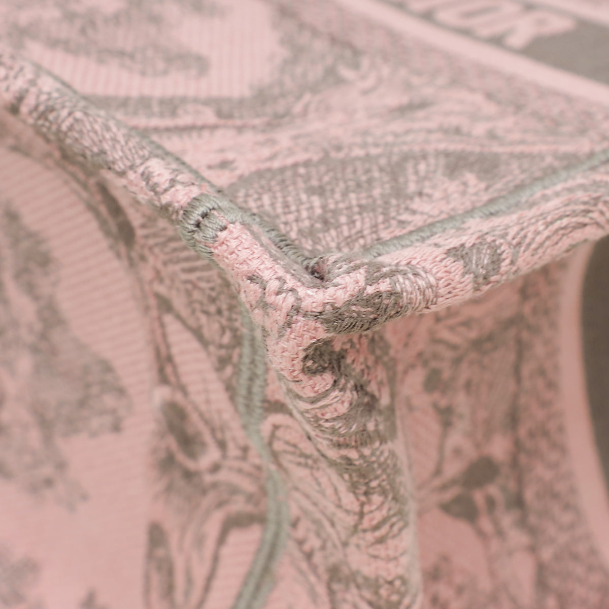 Christian Dior Toile De Jouy Embroidered Book Tote Small Bag Rovelle Bags