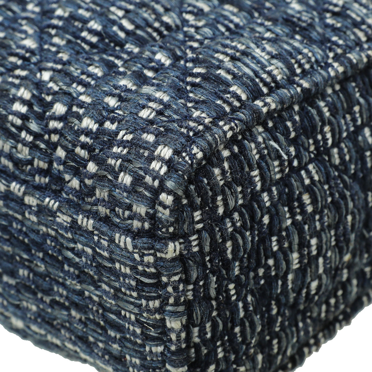 Christian Dior Blue Tweed Cannage Lady D-Joy Bag Rovelle Bags