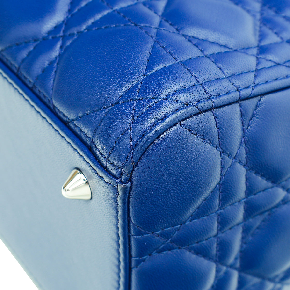 Christian Dior Blue Lady Dior Medium Bag Rovelle Bags